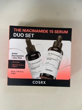 COS Pink/Coral Niacinamide 15 Serum Duo Set
